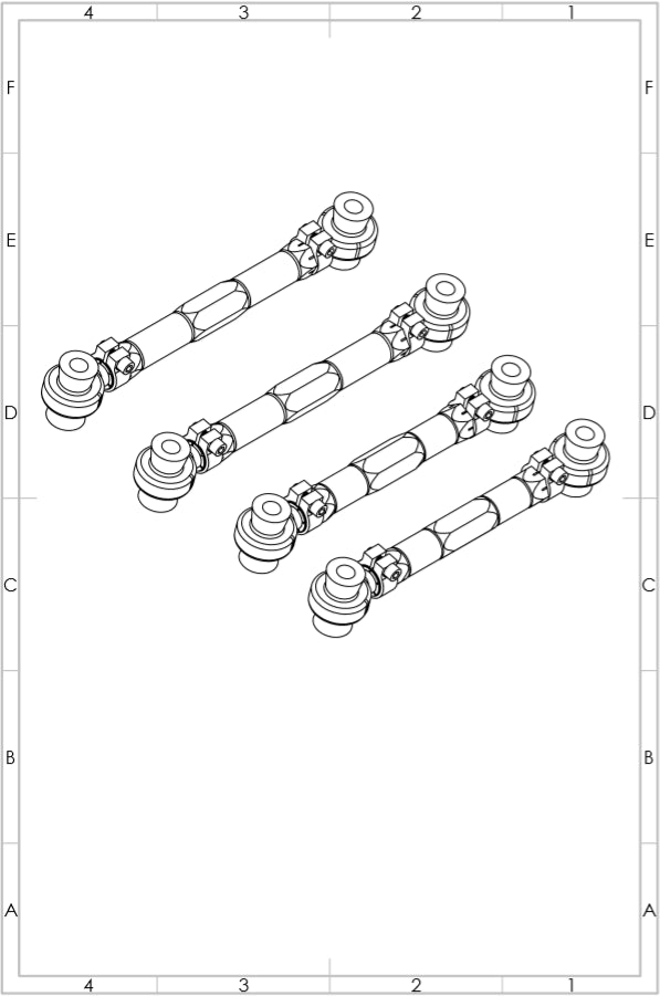 BMW E9X/E8X Rear Upper Arm Links